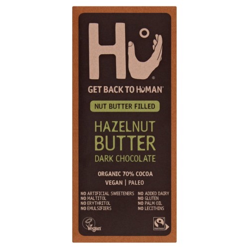 Przejdź do produktu Hu Hazelnut Butter Organic Dark 70% Cocoa Vegan Chocolate 60g
