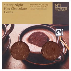 Waitrose No.1 Starry Night Hot Chocolate Coins 98g.jpg