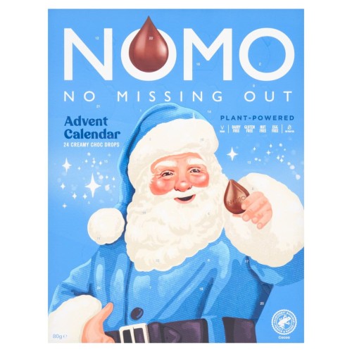 Go to product NOMO Plant-Powered, Dairy Free, Nut Free, Egg Free, No Palm Oil, Gluten Free, Vegan Advent Calendar 80g