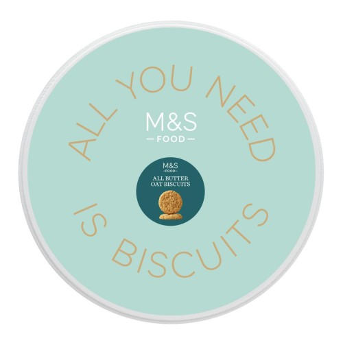 Przejdź do produktu Marks & Spencer All Butter Oat Biscuits in a Tin 230g