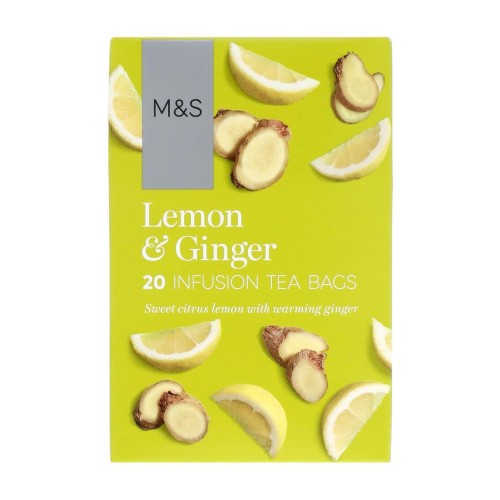 Przejdź do produktu Marks & Spencer Lemon & Ginger Infusion 20 Teabags