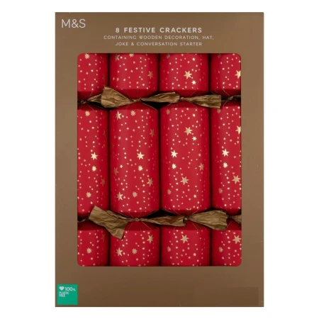M&amp;S Red Star Christmas Crackers 8 per pack.jpg