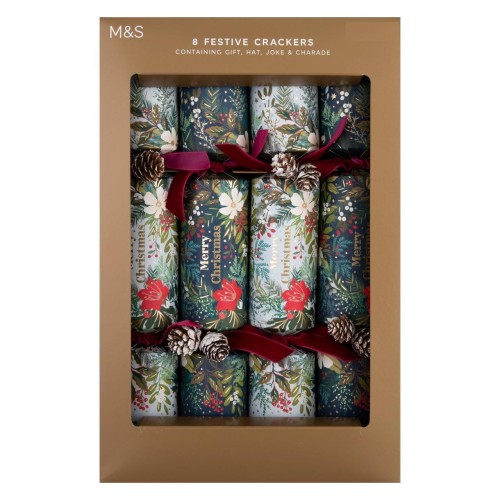 Go to product Marks & Spencer Luxury Foliage Christmas Crackers 8 per pack - SPECIAL PRICE - ONLY  1 AVAILABLE 