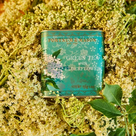 Green Tea with Elderflower, Loose Leaf Caddy, 125g.jpg