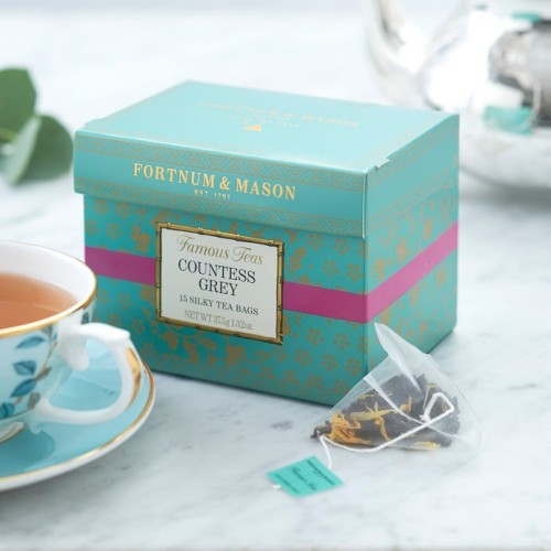 Przejdź do produktu Fortnum & Mason Countess Grey 15 Whole Leaf Silky Teabags 37.5g