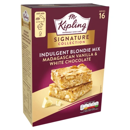 Mr Kipling Signature Madagascan Vanilla &amp; White Choc Blondie.webp