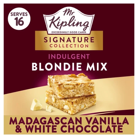 Mr Kipling Signature Madagascan Vanilla &amp; White Choc Blondie 4.webp