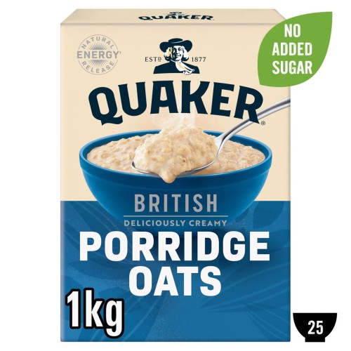 Przejdź do produktu Quaker British Creamy Porridge Rolled Oats 1kg