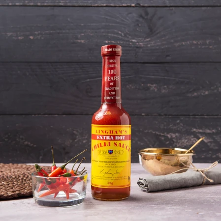 Lingham's Extra Hot Chilli Sauce 358g 2.webp