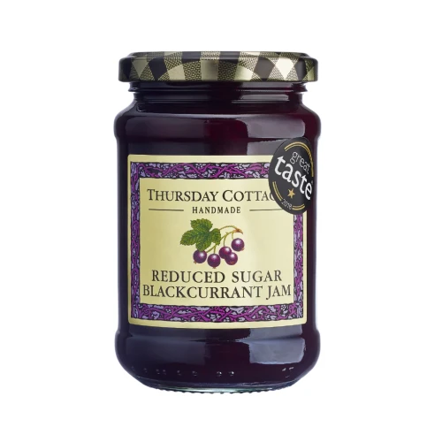 Przejdź do produktu Thursday Cottage Reduced Sugar Blackcurrant Jam 315g