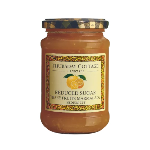 Przejdź do produktu Thursday Cottage Reduced Sugar Three Fruits Marmalade 315g