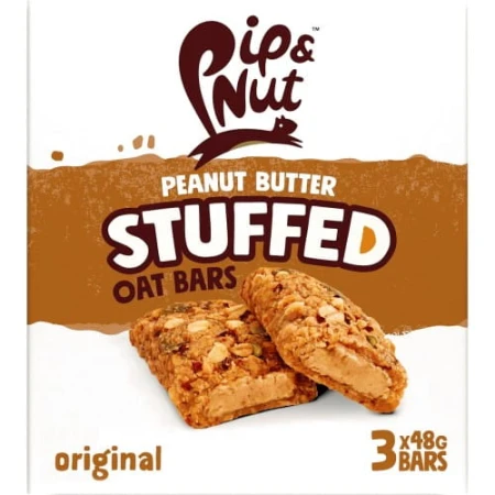 Pip &amp; Nut Peanut Butter Stuffed Oat Bars Original 3 x 48g.jpeg
