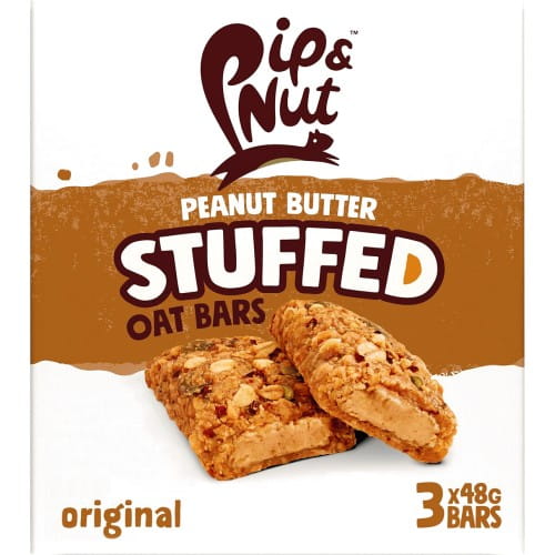 Przejdź do produktu Pip & Nut Peanut Butter Stuffed Oat Bars Original 3 x 48g