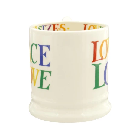 Emma Bridgewater Rainbow Toast ‘Love Is Love’ Half Pint Mug 2.jpg
