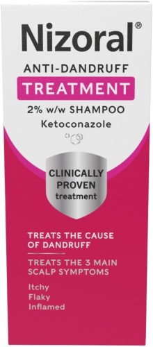 Przejdź do produktu Nizoral Anti-Dandruff Treatment Shampoo, Treats and Prevents Dandruff, Clinically Proven to Control Itchy & Flaky Scalps, Contains Ketoconazole 60ml