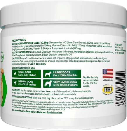 Lintbells , YuMOVE Dog , Essential Hip and Joint Supplement for Stiff Dogs ,300 Tablets 2.jpg