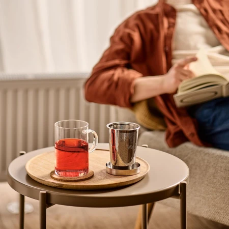 Cosumy Borosilicate Glass Tea Cup with Fine-Mesh Infuser &amp; Lid, Natural Cork Coaster 400ml 6.jpg