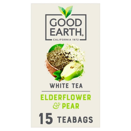 Good Earth Teabags White Tea Elderflower and Pear 15 per pack.jpg