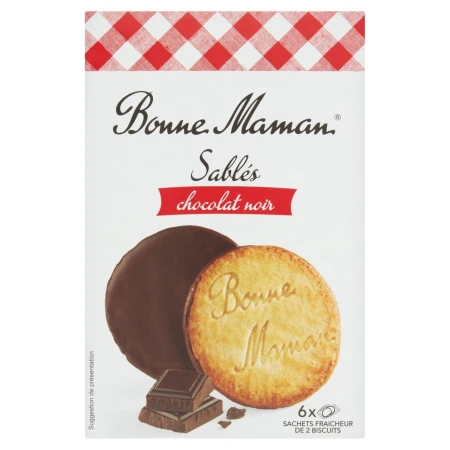 Bonne Maman Shortbreads biscuits coated with dark chocolate 160g.jpg