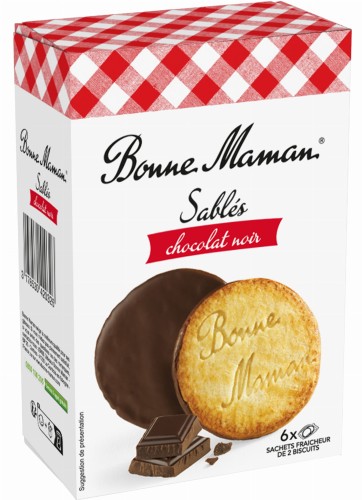 Przejdź do produktu Bonne Maman Biscuits Coated with Dark Chocolate 160g
