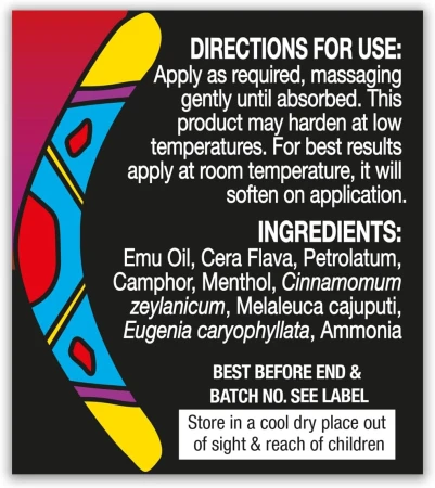 HealthAid Australian Emu Oil - Muscle & Joint Rub Cream 60g 3.jpg