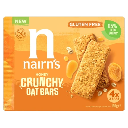 Nairn's Gluten Free Crunchy Oat Bars Honey 160g.jpg