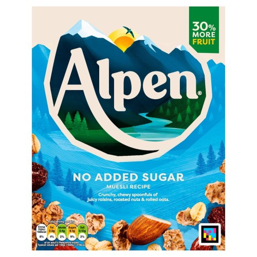 Przejdź do produktu Alpen No Added Sugar Swiss Style Muesli 550g