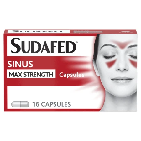 Sudafed Sinus Max Strength Capsules 16 per pack.jpg