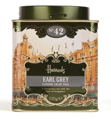 Przejdź do produktu Harrods No. 42 Earl Grey Loose Leaf Tea Tin 125g