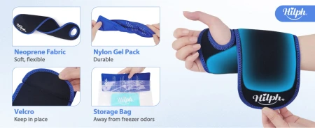 Reusable Hilph Wrist Wrap with Gel Hot & Cold Pack, for Carpal Tunnel Relief, Hand Support Brace, Wrist Tendonitis, Tenosynovitis, Rheumatoid Arthritis 11.jpg