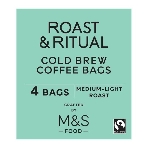 Przejdź do produktu Marks & Spencer Cold Brew  100% Arabica Ground Coffee Jug Sized Bags 4 per pack
