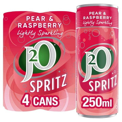 Przejdź do produktu J2O Spritz Pear & Raspberry Lightly Sparkling Cans 4 x 250ml