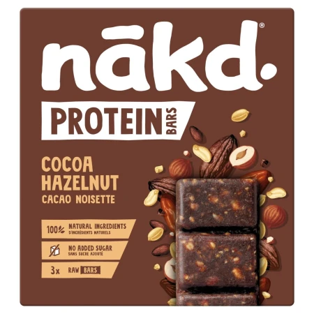 nakd. Protein Cocoa Hazelnut Bars Multipack 3 x 45g 2.jpg