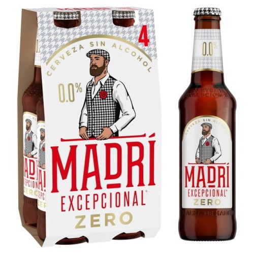 Przejdź do produktu Madri Excepcional 0.0% Premium Lager Beer 4 x 330ml