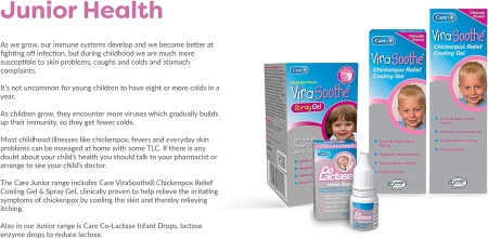 Care ViraSoothe Chickenpox Relief, Cools + Soothes Skin, 6+ Months, Supports Natural Healing, Helps Stop The Itch, Clinically Proven Effective Relief Spray Gel 60g 5.jpg
