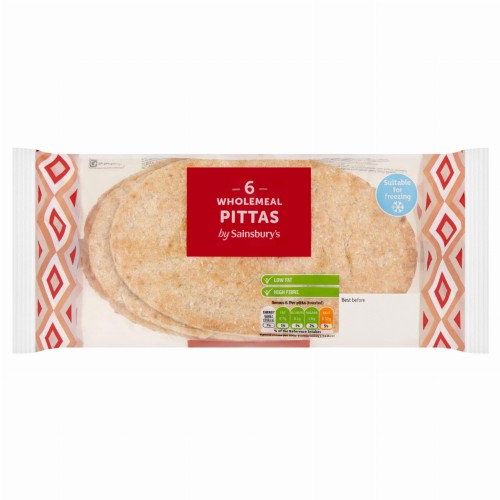 Przejdź do produktu Wholemeal Pitta Bread - 6 Pittas Pack - RÓŻNI DOSTAWCY -ŚWIEŻY PRODUKT - PRZECZYTAJ OPIS