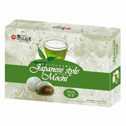 Przejdź do produktu Japanese Style Mochi Matcha Green Tea Treats 210g
