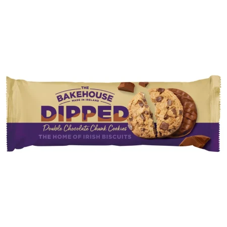 The Bakehouse Dipped Double Chocolate Chunk Cookies 230g.webp