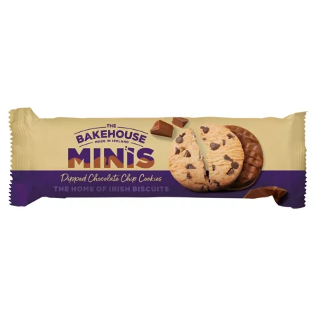 The Bakehouse Minis Dipped Chocolate Chip Cookies 150g.webp