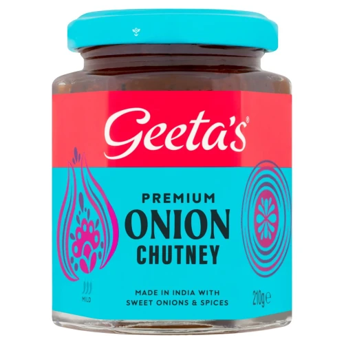 Przejdź do produktu Geeta's Premium Onion Chutney 210g
