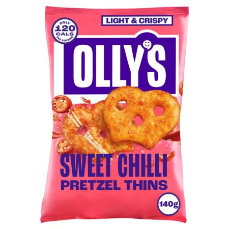 Olly's Pretzel Thins - Sweet Chilli 140g.webp