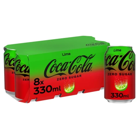 Coca-Cola ZERO SUGAR Lime 8 x 330ml.webp