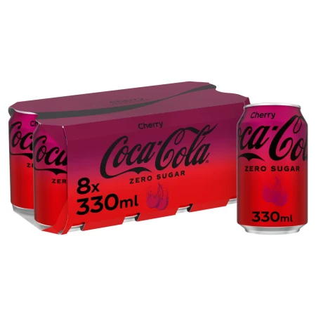 Coca-Cola ZERO SUGAR Cherry 8 x 330ml.webp