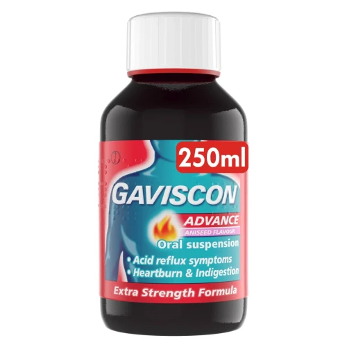 Przejdź do produktu Gaviscon Advance Liquid Heartburn Relief Aniseed 250ml