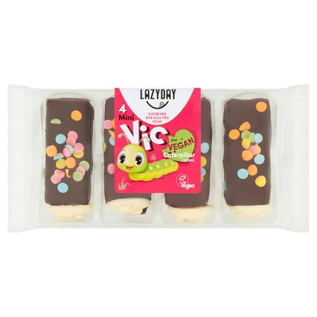 Lazyday Mini Vic the Caterpillar Gluten, Milk & Egg Free + Vegan Cakes 4 x 50g.jpg