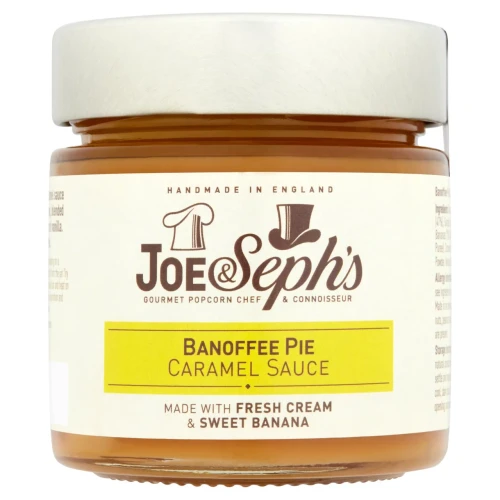 Przejdź do produktu Joe & Seph's Banoffee Pie Caramel Gluten Free Sauce with Fresh Cream & Sweet Banana 230g