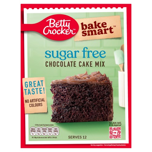 Przejdź do produktu Betty Crocker Bake Smart Sugar Free Chocolate Cake Mix 350g
