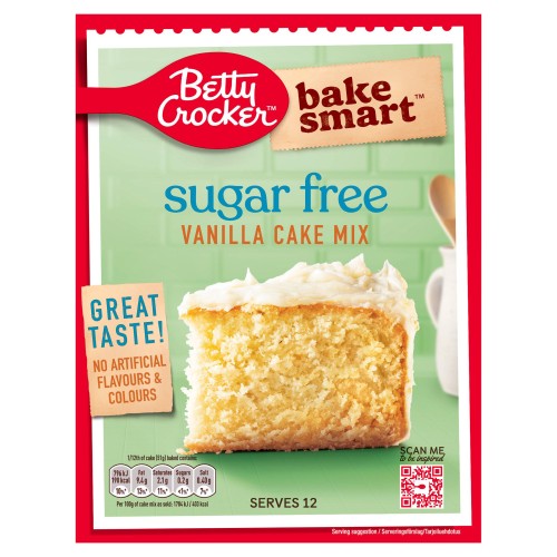 Przejdź do produktu Betty Crocker Bake Smart Sugar Free Vanilla Cake Mix 350g