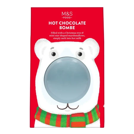 M&S Snowman Hot Chocolate Bombe.webp