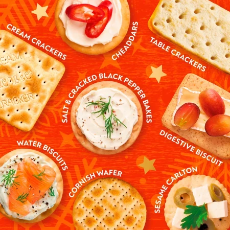 Jacob's Crackers Biscuits for Cheese Selection 300g 2.webp
